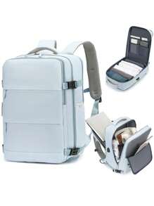 1 szt. Plecak o dużej pojemności z przegrodą na buty, plecak casualowy z portem ładowania, przenośny plecak na laptopa do uprawiania turystyki pieszej, trekkingu, sportów na świeżym powietrzu, studentów