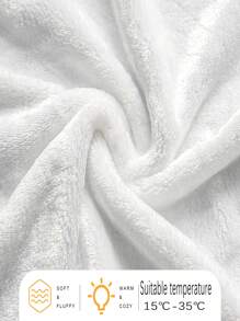 1pc Soft & Cozy Flannel Blanket With  In Snow Pattern, Suitable For Sofa, Bed, Living Room, Travel, Office, Shawl, Nap, Air Conditioning, Bedding, Camping, Wall Decor, Ideal Gift For Boys, Girls, Daily Use, Holidays