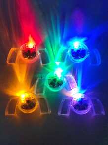 Glowing Led Mouthpiece With Led Light Up Teeth For Party Fun (random Color) - White - View 2