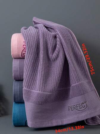 1/3/6/8 Toallas, Patrón de letra bordada minimalista, 13.38"X29.52", Adecuado para hombres, mujeres, parejas, adultos, lavado de cara, secado de manos, hogar, baño, hotel, gimnasio, viaje, cocina, salón, spa Decoración del hogar y el baño, decoración de otoño, regreso a la escuela para salón de belleza, hogar, baño