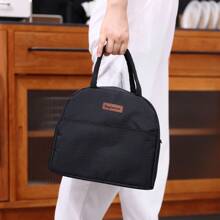 GODWOODS Insulated Black Daisy Lunch Bag For Women Men, Lunch Containers Reusable High Capacity Lunch Tote Bags For For Work Picnic School Bag Lunch Tote Bag Cooler Box Storage Bag Women Cute Lunch Pack Tiffin Bag SmallWomanLunch Box BagLadiesSchool Supplies Stuff Accessories Bag For School School Accessories School Stuff