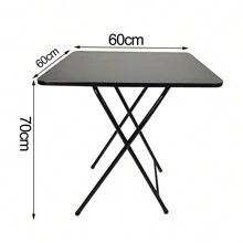 Picnic Folding Table And Chairs - Negro - Ver 3