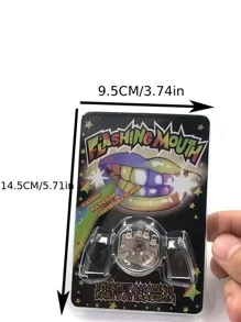 Glowing Led Mouthpiece With Led Light Up Teeth For Party Fun (random Color) - White - View 5