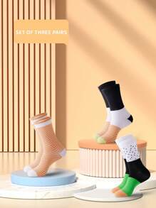 3 pares de calcetines tipo tripulación con diseño de sushi, calcetines divertidos y novedosos unisex para pareja, para uso casual, festivo, de fiesta, de uso doméstico, transpirables y cómodos