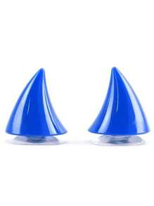 2pcs Personalized Motorcycle Electric Vehicle Helmet Suction Cup, Male And Female Devil Horns, Horn Decorative Accessories, Suitable For Helmet Decoration, Personalized And Fashionable - Multicolor - View 18