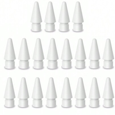 1/4/8/20Pcs Compatible With Apple Pencil 1st 2nd Generation Tip Compatible With IPencil Tips Compatible With Apple Pencil Nib Double-Layered Compatible With IPad Stylus Pen Replacement Nib Extensive Application More Wearable