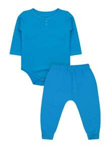 Conjunto bebê Body + Calça Saruel