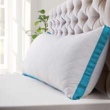 Memory Foam Body Pillow -Fluffy Body Pillows For Adults -Large Long Bed Pillows For Sleeping - 20x54 Inch, White