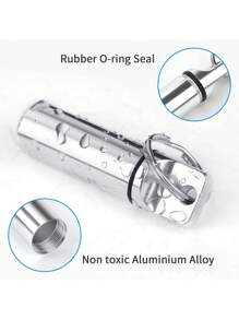 3 peças Porta-Comprimidos Pequeno e Portátil com Chaveiro, Porta-Comprimidos Organizador de Mini Comprimidos de Liga de Alumínio para Bolsa, Porta-Comprimidos de Metal À Prova d'Água para Medicamentos para Acampamento e Viagens