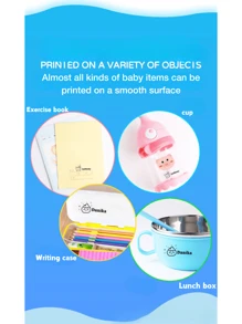 Sello con el nombre del niño a prueba de agua e incoloro, pegatina con nombre de guardería, suministros de entrada con sello de nombre de bebé, sello para ropa de bebé, material saludable para usar con confianza, patrón de dibujos animados + nombre exclusivo, decoraciones familiares para baby shower, regalos de Nochevieja, regalos de vuelta al cole, regalos de invierno, regalos del Día de San Valentín para niño y niña