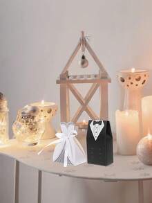 34 chiếc (17 chiếc váy cưới + 17 chiếc vest) Hộp quà váy cưới Tuxedo cô dâu và chú rể Túi đựng quà cưới Hộp quà kẹo sô cô la sáng tạo cổ điển đám cưới số lượng lớn với ruy băng cho tiệc sinh nhật tiệc cô dâu trang trí khách dự tiệc vật dụng tiệc cưới ruy băng ủng hộ hộp kẹo hộp quà trang trí bàn - Nhiều màu - Xem 3