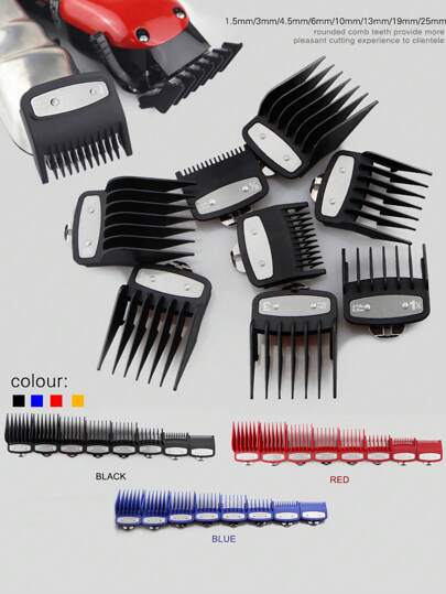 1set/8pcs Electric Clipper Limit Comb, Men Hair Fader, Adjustable Taper Comb, Cutting Guide Comb, Fit For 8148, 8504,Hair Tools,Hair Products And Accessories For Barber Salon Beauty Travel Essentials,Back To School,Travel Holiday Essentials,Hair Accessories For Women,Slick Back Brush,Barber Accessories,Hair Dryer,Hair,Barber,Hair Tools,Hair Products,Hair Accessories,Edge Brush,Styling Brush,Barber Accessories,Travel,Hair Dryer,Hair Stuff,Hair Spray,Hair Accessories,Curly Hair Products,Hairdressing Equipment,Accessories,Hair Cutting Scissors,Christmas,Barbershop,Barber Accessories,Hair Accessories,Hairdressing,Hair Dryer,Hair, Accessories, Hair Products, Hair Tools, Hair Stuff, Hair Care, Curly Hair Brush, Barber, Barber Accessories, Hairdressing Equipment,Travel Essentials,Hairstyle,Hairdressing,Hair,Travel,Hair Products,Hair Tools,Hair Stuff,Barber,Barber Accessories,Barbershop,Hairdressing Equipment