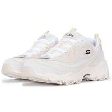 Skechers Panda Design 女士时尚舒适缓震透气低帮休闲运动鞋 - 白色 - 查看 3