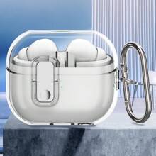 Apple 兼容三星 Galaxy Buds 3 手机壳和 Galaxy Buds 3 Pro 手机壳，全身防震软壳保护设计，带安全锁夹 - 彩色 - 查看 15