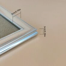 2-In-1 Style Creative Photo Frame For Wall Hanging Or Desktop, 5", 6", 7", 8", 10" (Includes Photo Paper, Random Color)- Suitable For Various Occasions And Spaces Like Home, Bedroom, Dining Room, Living Room Gifts Birthday Graduation Home Decor Christmas Decorations Room Decor Christmas