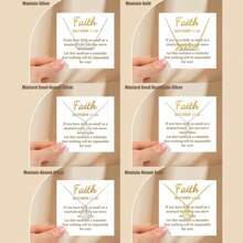 1 件芥菜籽项链，基督教女性礼物，毕业礼物，洗礼励志山项链生日礼物送给女性朋友妈妈奶奶，宗教信仰珠宝 - 彩色 - 查看 12