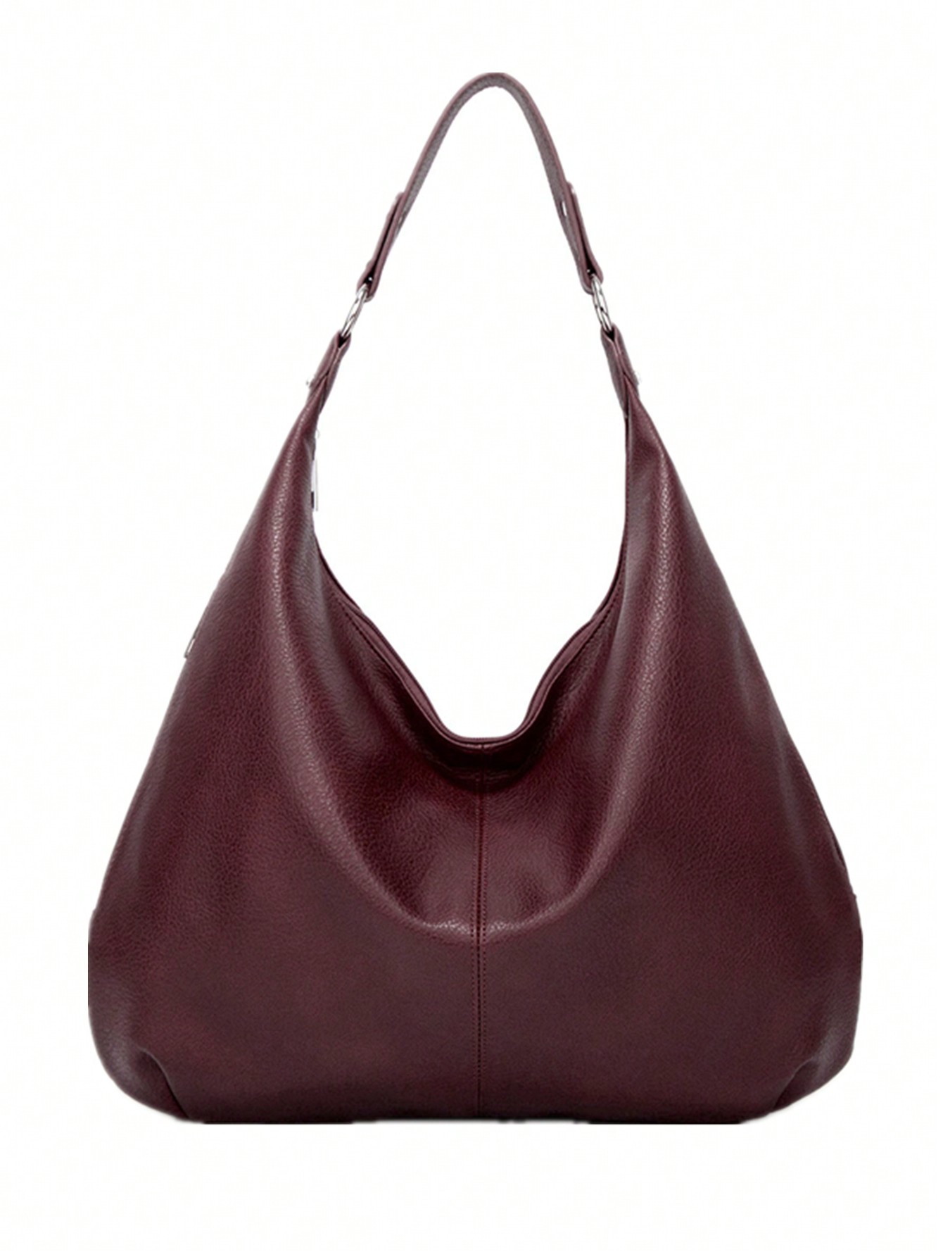 Burgundy Leather Tote Bag