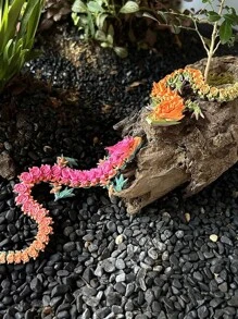 Flexible 3D Printed Articulated Rose Dragon Statue,Movable Joints,Home & Office Decor,Dragon Lover Collectible Toys,Perfect For Home And Office Decoration,Christmas,Birthday,New Year Gift,Room Stuff,Rose Adult Toy,3d Printed Fox,3-D Printed,Printed Dragon,Christmas Stuff,3d Printed Dragon Large,Mofusand>Multicolor,Animal Toys,Dragon,3d Printed Dragon,3d Printed,3d Toys,3d Dragons,3-D Printed - Multicolor - View 3