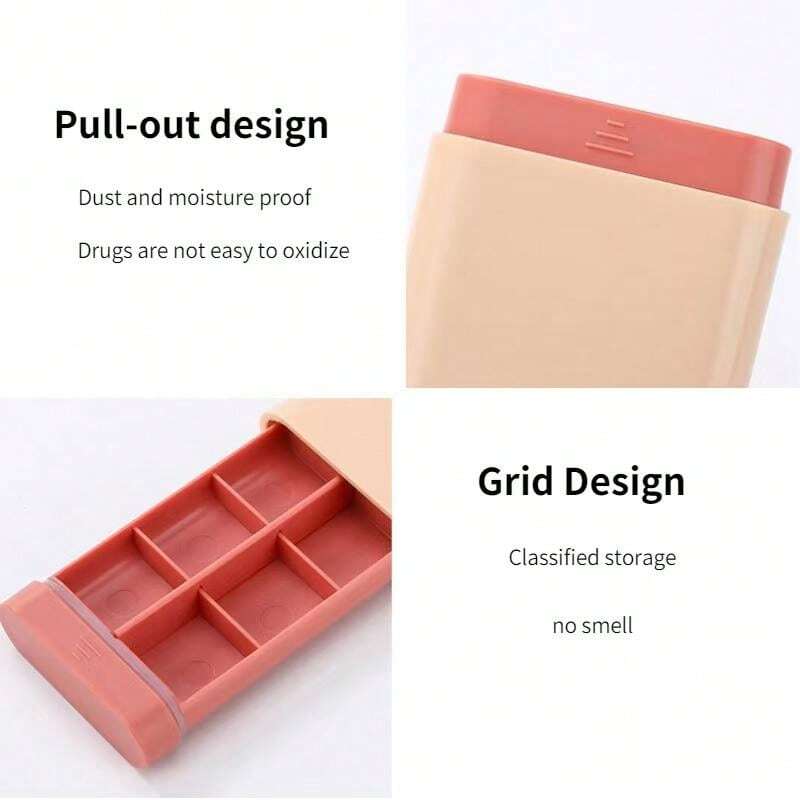 Mini Smal Portable Travel Vitamin Box Pil!Cases Container Organizer ...