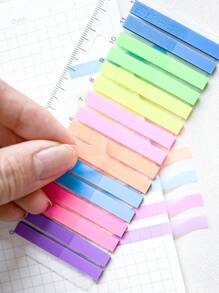 1 Style PET Sticky Notes Label Index Stickers Multiple Styles Color Markers Stickers Christmas Gifts Gifts Student Office Supplies Stickers Back To School - one-size - View 2