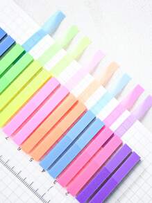 1 Style PET Sticky Notes Label Index Stickers Multiple Styles Color Markers Stickers Christmas Gifts Gifts Student Office Supplies Stickers Back To School - one-size - View 4