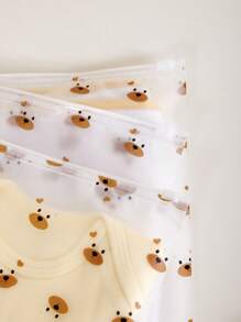 5pcs/10pcs Travel Storage Bags Set For Baby Clothes, Luggage Organizer,Waterproof Underwear Pouch, Maternity Hospital Bag, Sealing Packing Cubes (Pattern Placement Not Fixed, No Internal Items Included) Love Valentine - Multicolor - View 10