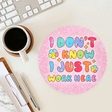 Tấm lót chuột tròn hoạt hình dễ thương màu sắc cho bàn làm việc Phụ kiện bàn làm việc Tấm lót chuột chơi game cho bàn làm việc Đế cao su chống trượt cho máy tính xách tay để bàn Tấm lót bàn 7,9 inch cho văn phòng Quà tặng gia đình cho bạn bè Phụ nữ - Nhiều màu - Xem 9