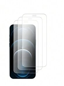 3 piezas Protector de pantalla de vidrio templado compatible con Apple, anti-arañazos, anti-huellas dactilares, resistente al agua, a prueba de polvo, de alta definición compatible con iPhone 7/8/X/XS/XR/11/12/13/14/15/16/16 Plus/16 Pro/16 Pro Max/16e17/17 Air/17 Pro/17 Pro Max/17/17 Air/17 Pro/17 Pro Max - transparente - Ver 25