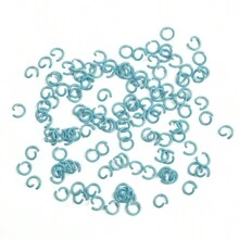 100pcs 1.2x8mm Colorful Metal Jump Rings Open Split Ring Connector For Choker Necklaces Bracelet Key Chain Jewelry Making Accessory - Open Ring - View 14