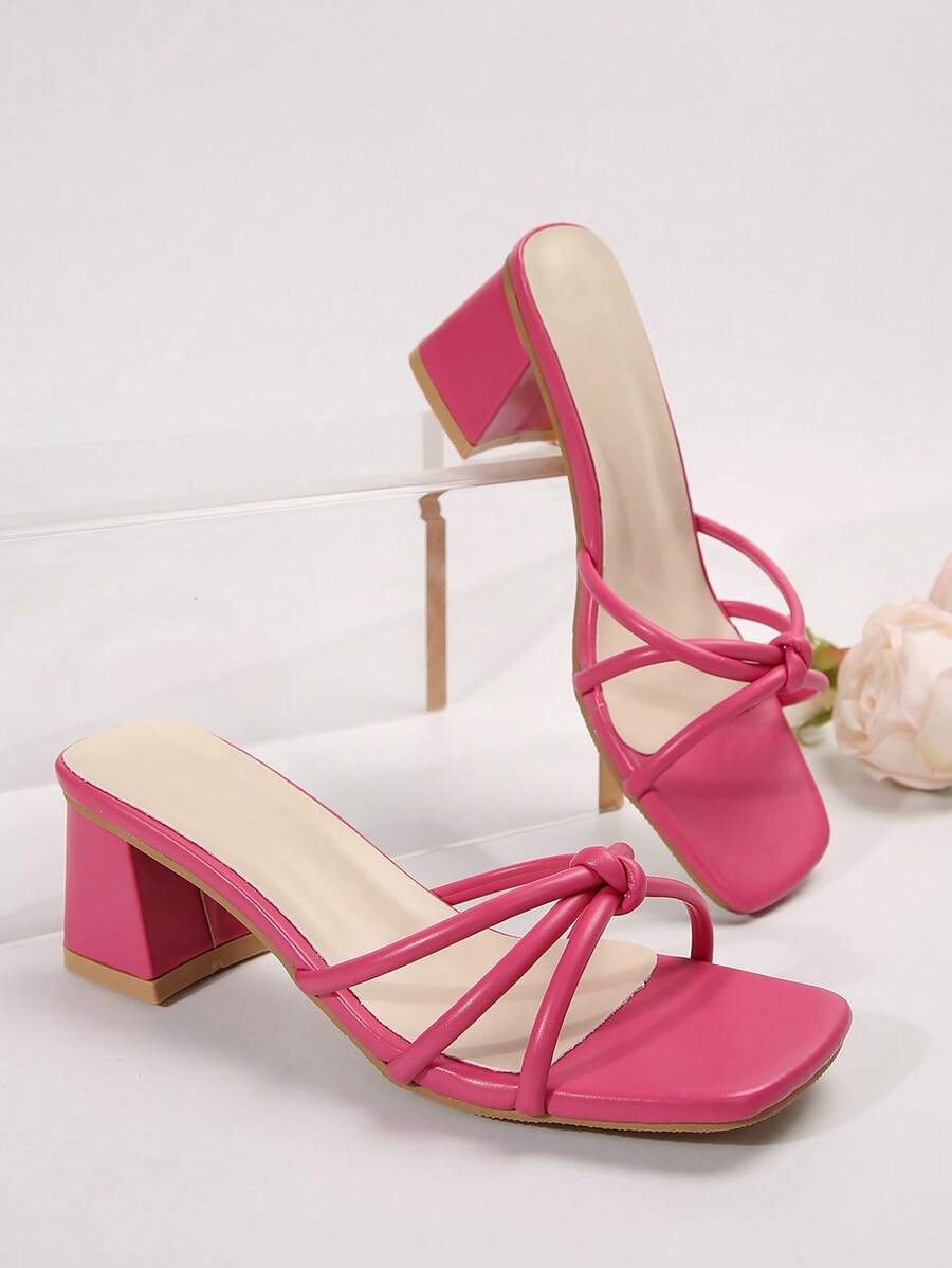 2024 French Breeze SlipOn Sandals, Ladies Open Toe Square Toe Thick