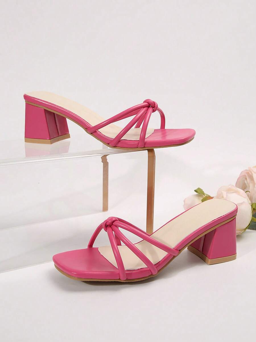 2024 French Breeze SlipOn Sandals, Ladies Open Toe Square Toe Thick