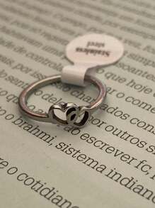 Stainless Steel Ring - 銀色 - 查看 2