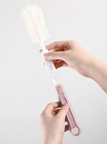 婴儿硅胶奶瓶刷套装、奶嘴吸管清洁套件、奶瓶奶嘴刷、杯刷配件