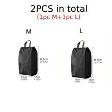 1/2个黑色便携式鞋袋,抽绳鞋收纳袋,防潮防尘鞋包,适合居家旅行使用,鞋靴配件,鞋子,春夏精选,伴娘礼物,房间,卧室装饰,海滩,旅行,男士,女士,度假,海滩,夏季,假期,假日,旅行必备,外出上衣,家居用品 - 黑色 - 查看 16