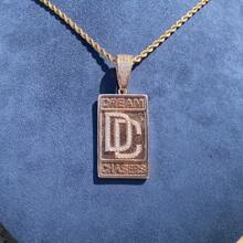 DUBSS 1 Piece Iced Out Dream Catcher Pendant Necklace For Men  Plated Cubic Zirconia Hip Hop Jewelry - Letter - View 4