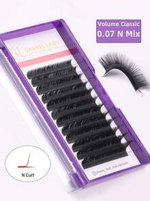 12 Hàng N(M) Curl Volume Classic Lash Extensions Fox Cat Eyelash Fans 8-15mm Bán chạy nhất Cashmere Lông mi riêng lẻ Siêu mềm Mờ Đen Lụa Vật tư nối mi cho tiệm làm đẹp - N - Xem 5