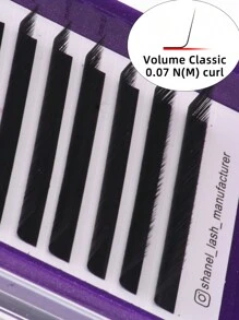 12 Hàng N(M) Curl Volume Classic Lash Extensions Fox Cat Eyelash Fans 8-15mm Bán chạy nhất Cashmere Lông mi riêng lẻ Siêu mềm Mờ Đen Lụa Vật tư nối mi cho tiệm làm đẹp - N - Xem 2
