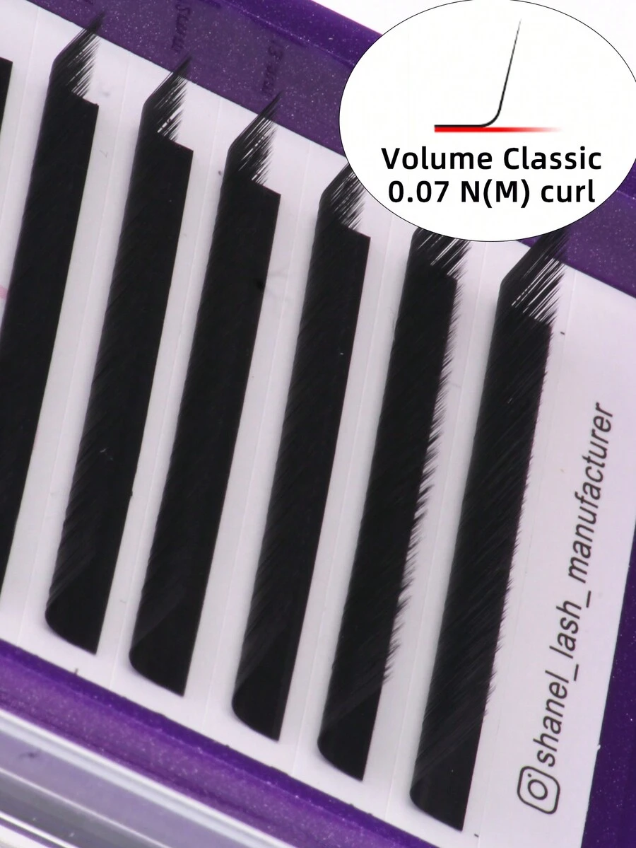 12 Hàng N(M) Curl Volume Classic Lash Extensions Fox Cat Eyelash Fans 8-15mm Bán chạy nhất Cashmere Lông mi riêng lẻ Siêu mềm Mờ Đen Lụa Vật tư nối mi cho tiệm làm đẹp
