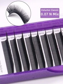 12 Hàng N(M) Curl Volume Classic Lash Extensions Fox Cat Eyelash Fans 8-15mm Bán chạy nhất Cashmere Lông mi riêng lẻ Siêu mềm Mờ Đen Lụa Vật tư nối mi cho tiệm làm đẹp - N - Xem 8