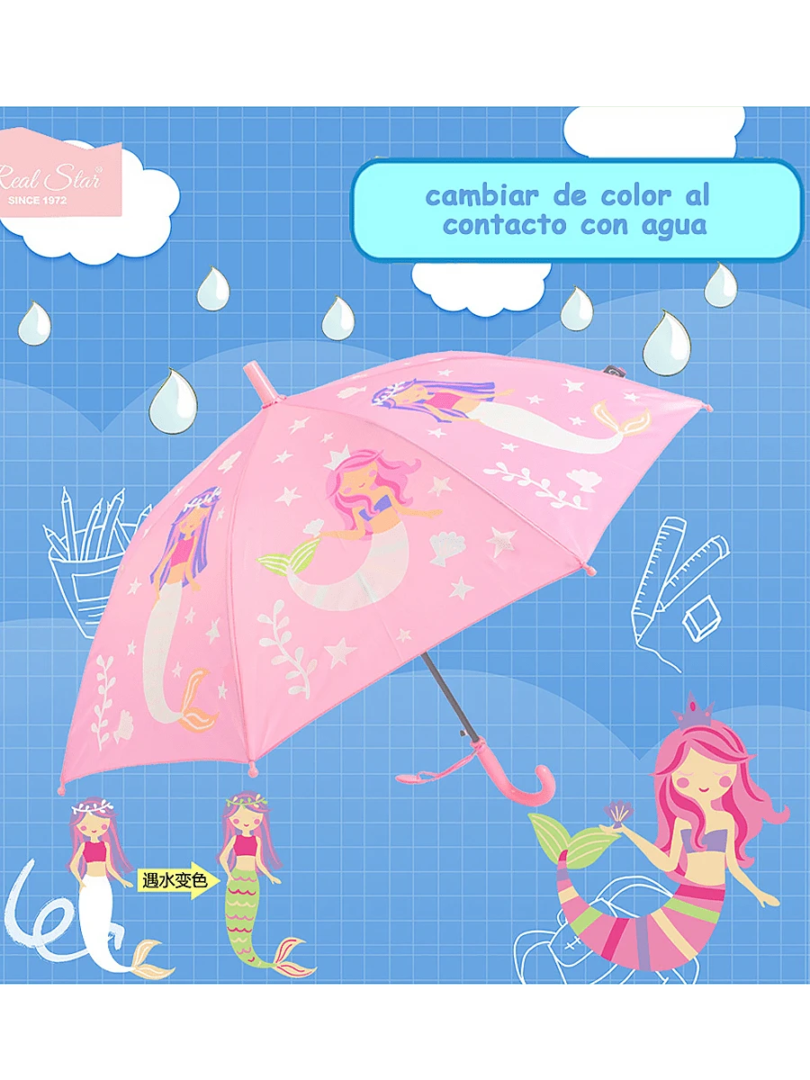 Paraguas Plegable Y Portátil Para Sol Y Lluvia Nuevos estilos Serie de dibujos animados lindo día soleado día lluvioso paraguas con cubierta impermeable para hombres y mujeres paraguas especial paraguas de seguridad automático mango largo sombrilla semiautomática duradera paraguas de protección solar paraguas de dinosaurio - Rosa - Ver 1