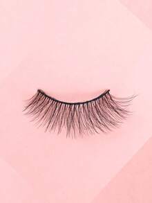 8-5 对俄罗斯仿貂皮睫毛 - 蓬松、戏剧性、纤细的假睫毛，适合化妆，全套睫毛延长套件，可使眼睛变长和变丰满 - 濃密款 - 查看 7