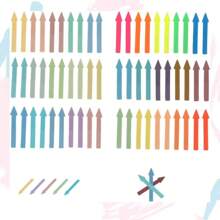 120 pezzi di segnapagina adesivi riscrivibili e riposizionabili di vari colori per libri, forniture per annotazioni di libri, set di 10 fogli di note adesive con righello per contrassegni di indice, pagine di marcatori di colore, indicizzazione, memo di affissione, segnalibri di colore trasparente fluorescente - 1200 adesivi con indice di frecce fluorescenti - Visualizzare 1