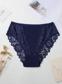 10pcs/Set Sexy Lace Patchwork Cotton Breathable Comfortable Women Underwear Briefs - Multicolor - View 7