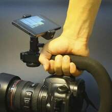 Support Stabilize Camera Cell Phone Light Microphone Control - màu đen - Xem 3