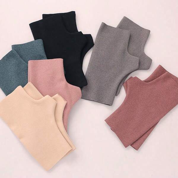 Estudante escrevendo luvas sem dedos quentes, mulheres inverno touchscreen unha arte moldando fina lã mitten