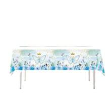 3 件生日派对一次性铝箔桌布，卡通印花宴会餐具，派对装饰长方形桌布，108*180 厘米，圣诞节 - 彩色 - 查看 17