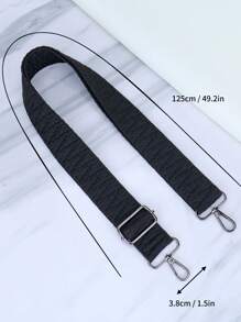 Adjustable Embroidered Bag Strap Handbag Purse Strap For Crossbody Shoulder Bag Gifts For Women Winter - Black - View 5