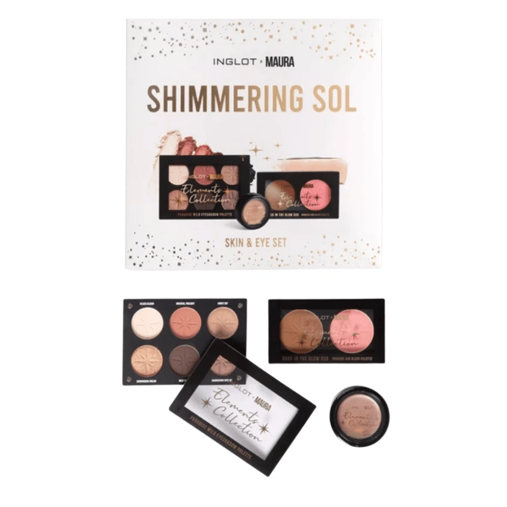 Inglot X Maura Christmas Shimmering Sol Elements Gift Set - Shimmering Sol - View 1