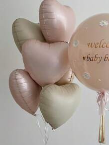 18-Inch Foil Heart Shaped Balloon For Wedding, Birthday, Proposal Party Decoration, - Multicolor - View 3