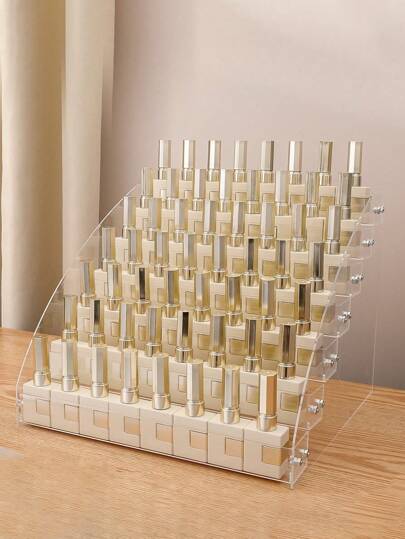 Multi-Layer Nail Polish Gel Display Stand, Transparent Tabletop Storage & Organization Rack For Nail Salon Or Personal Use
